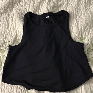 Black Sleeveless Women's Top